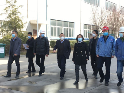 【陜重有限】市國資委巡視員許一雙一行檢查、指導(dǎo)陜重公司疫情防控工作